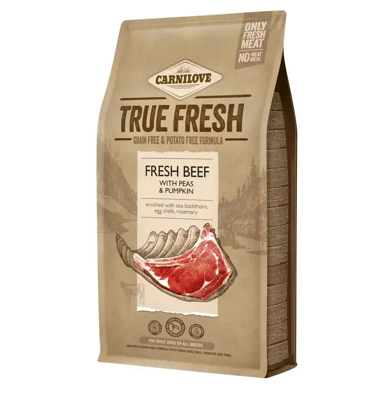 Carnilove True Fresh 380г корм для собак (говядина 60%)1